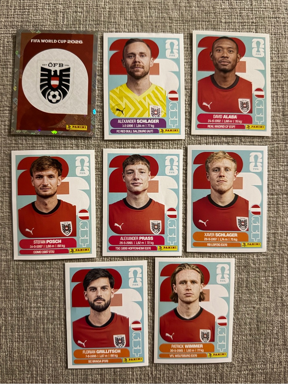 Austria FIFA Stickers
